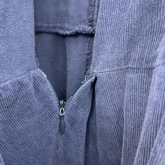 Shades of Grey‎ by Micah Cohen Wrap Origami Jumpsuit Corduroy Blue Size XXS - Picture 7 of 13